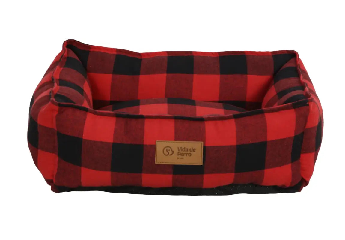 Cama Comfort Madriguera para mascotas - Small / Rojo