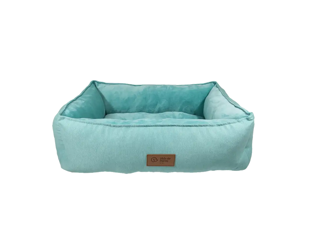 Cama Comfort Madriguera para mascotas - Small / Turquesa