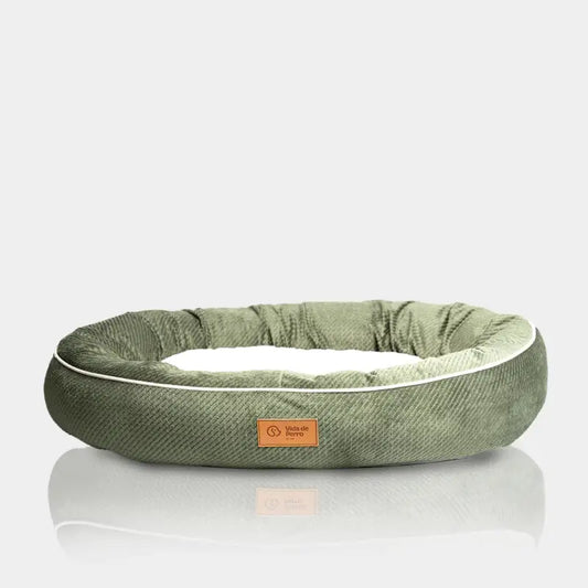 Cama Soft Comfort Redonda para perros grande - Verde / L - Nuevo