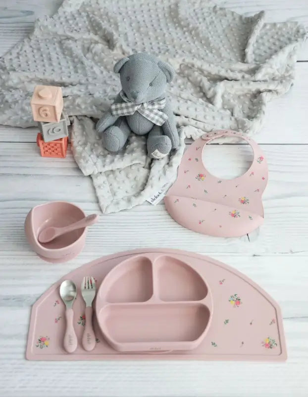 Elinfant Babero de Silicona Estampado para Bebé