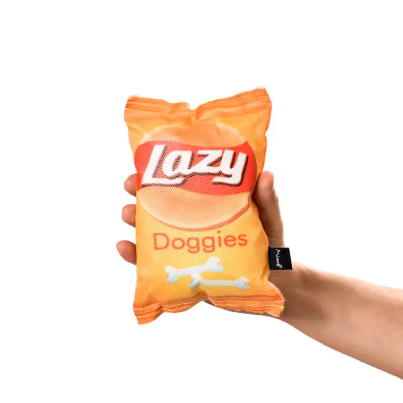 Juguete Chips Collection Squeaker para perros - Amarrillo