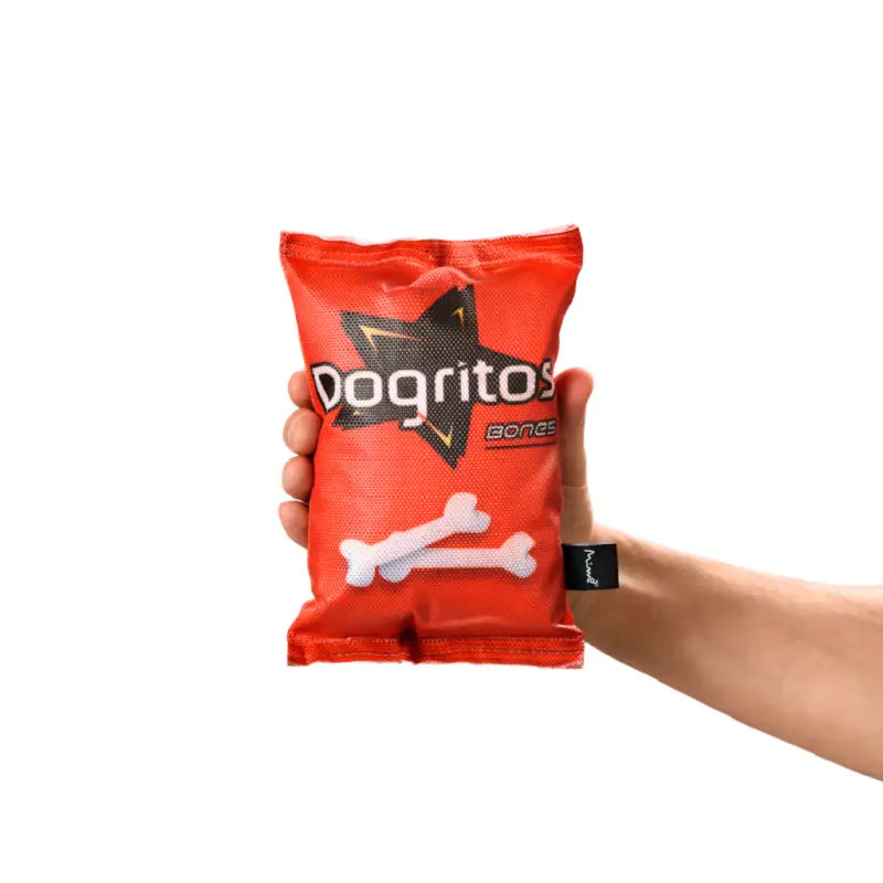 Juguete Chips Collection Squeaker para perros - Rojo