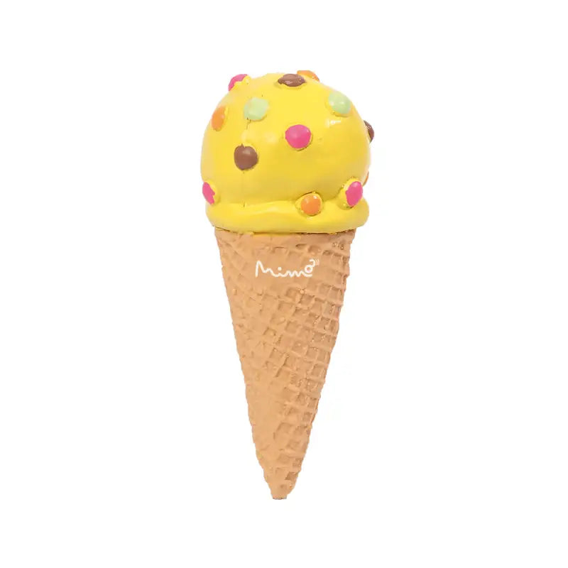 Juguete Cono de Helado Squeaker para perros