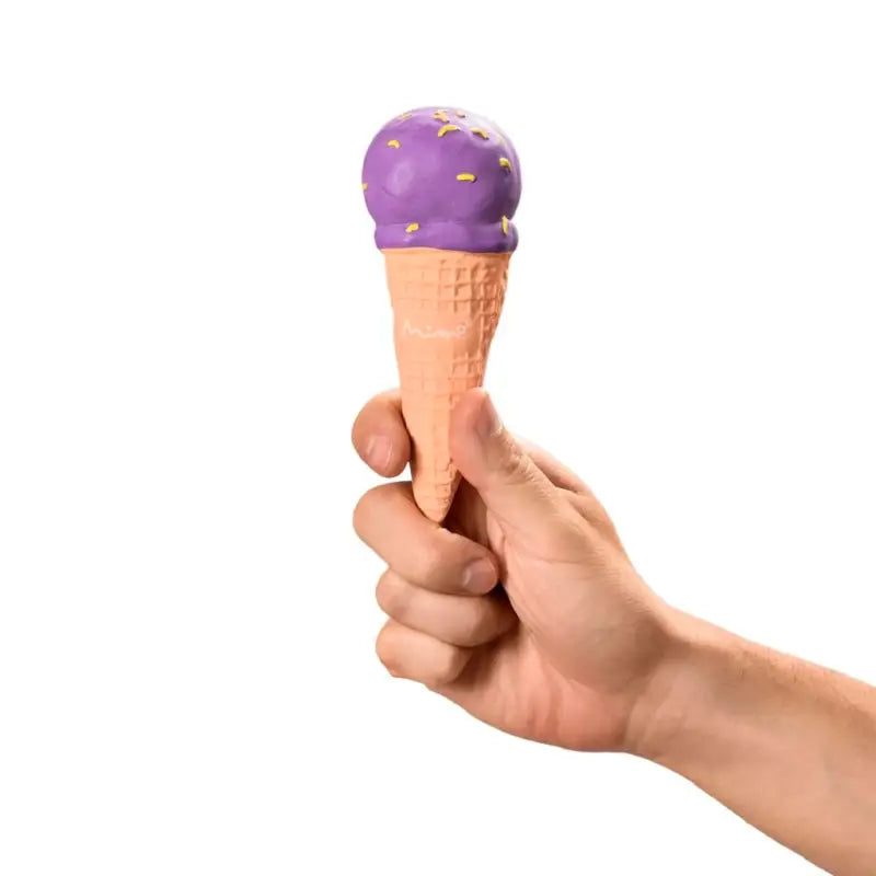 Juguete Cono de Helado Squeaker para perros - Morado