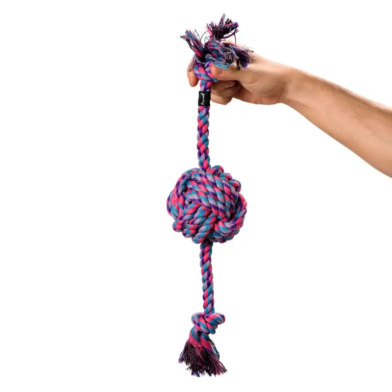 Juguete de cuerda con nudos para perros: Diversión y entretenimiento duradero para tu mascota
