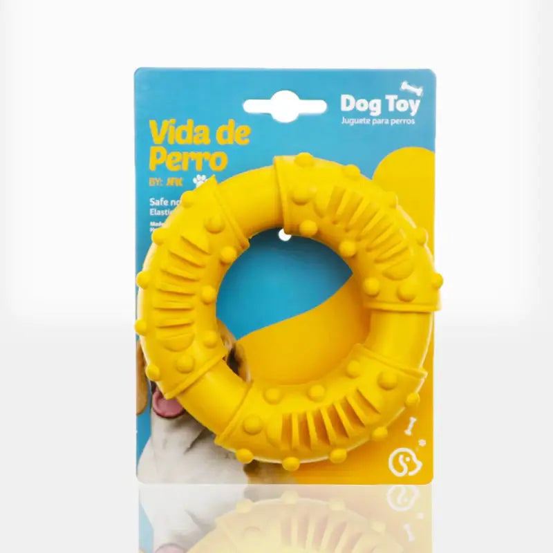 Juguete Dental forma de RUEDA - Amarrillo