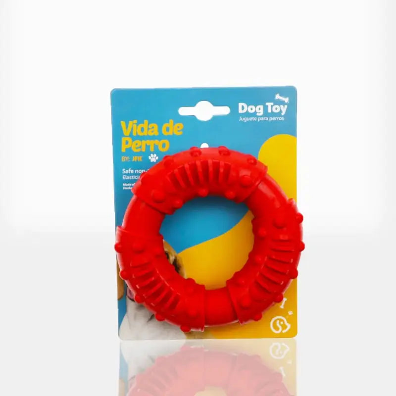 Juguete Dental forma de RUEDA - Rojo