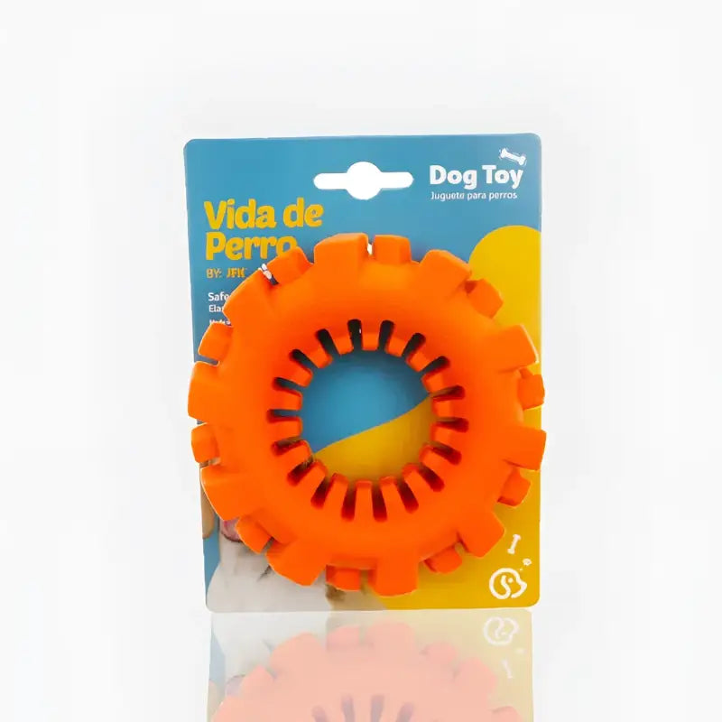 Juguete Caucho Llanta - Anaranjado