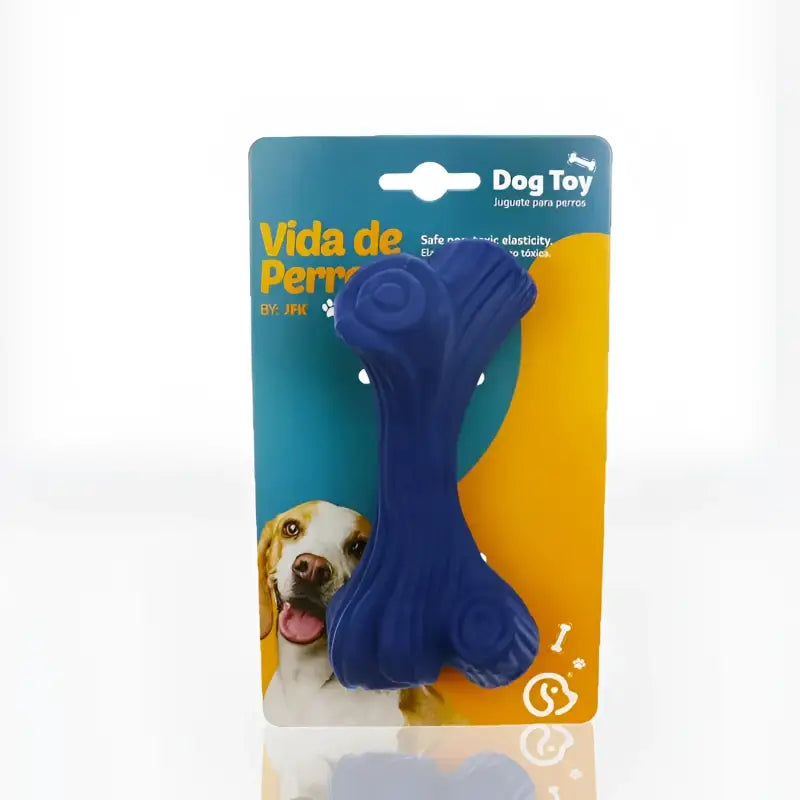 Juguete dental Hueso Forma de Tronco para perros - Azul