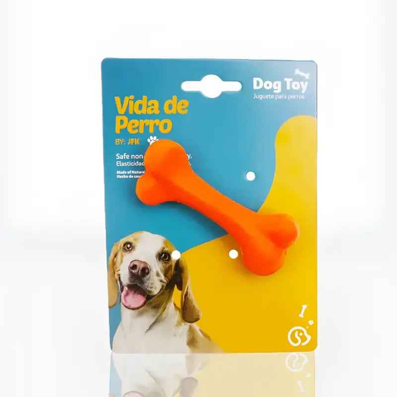 Juguete Hueso de caucho para perros raza pequeña - Anaranjado