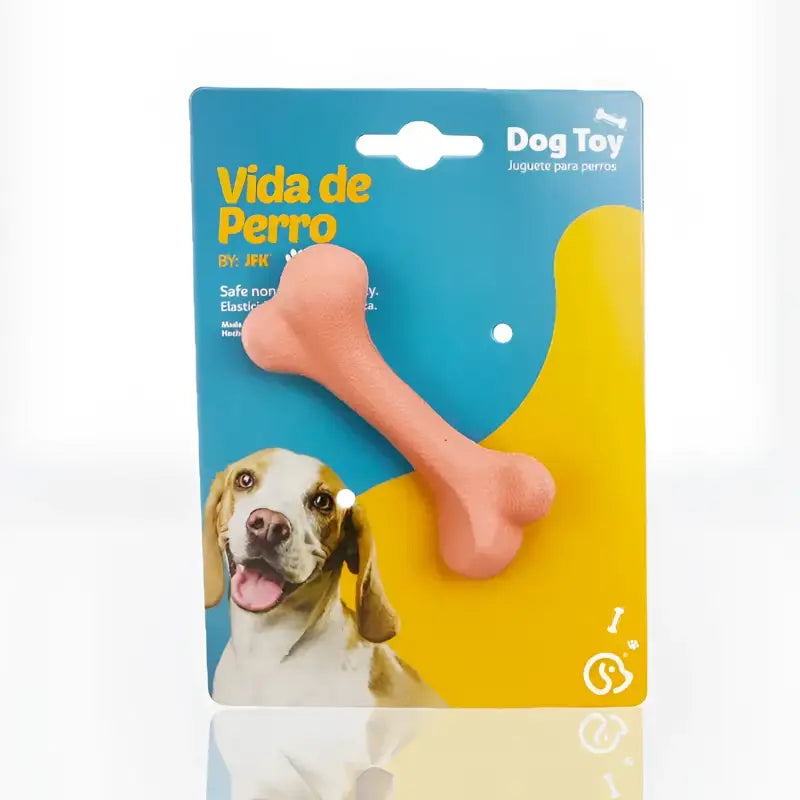 Juguete Hueso de caucho para perros raza pequeña - Rosado