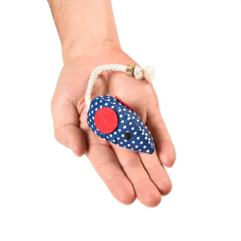 Juguete de Ratón con Silvervine para gatos - Azul Navy