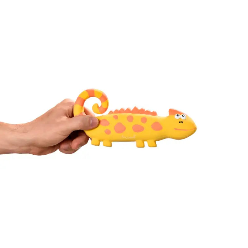 Juguete Lizzard Buddies Squeaker - Amarrillo