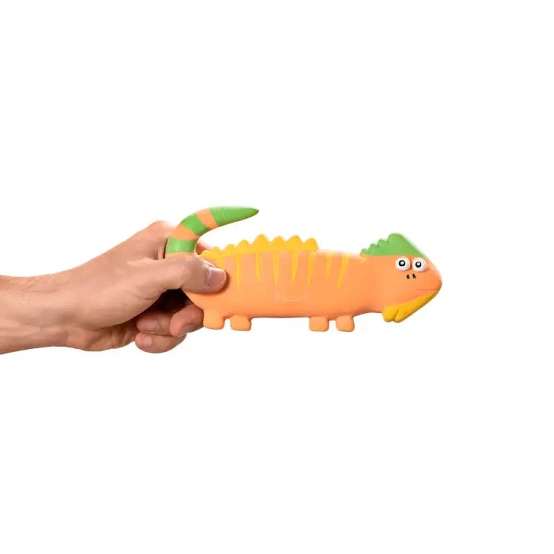 Juguete Lizzard Buddies Squeaker - Anaranjado
