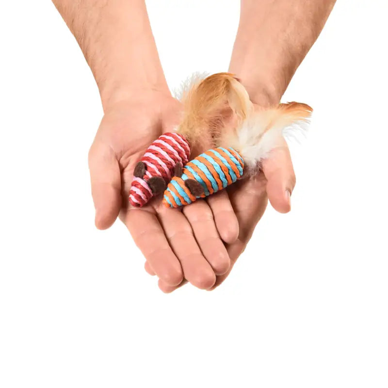 Juguete rascador Twice the Mice para gatos