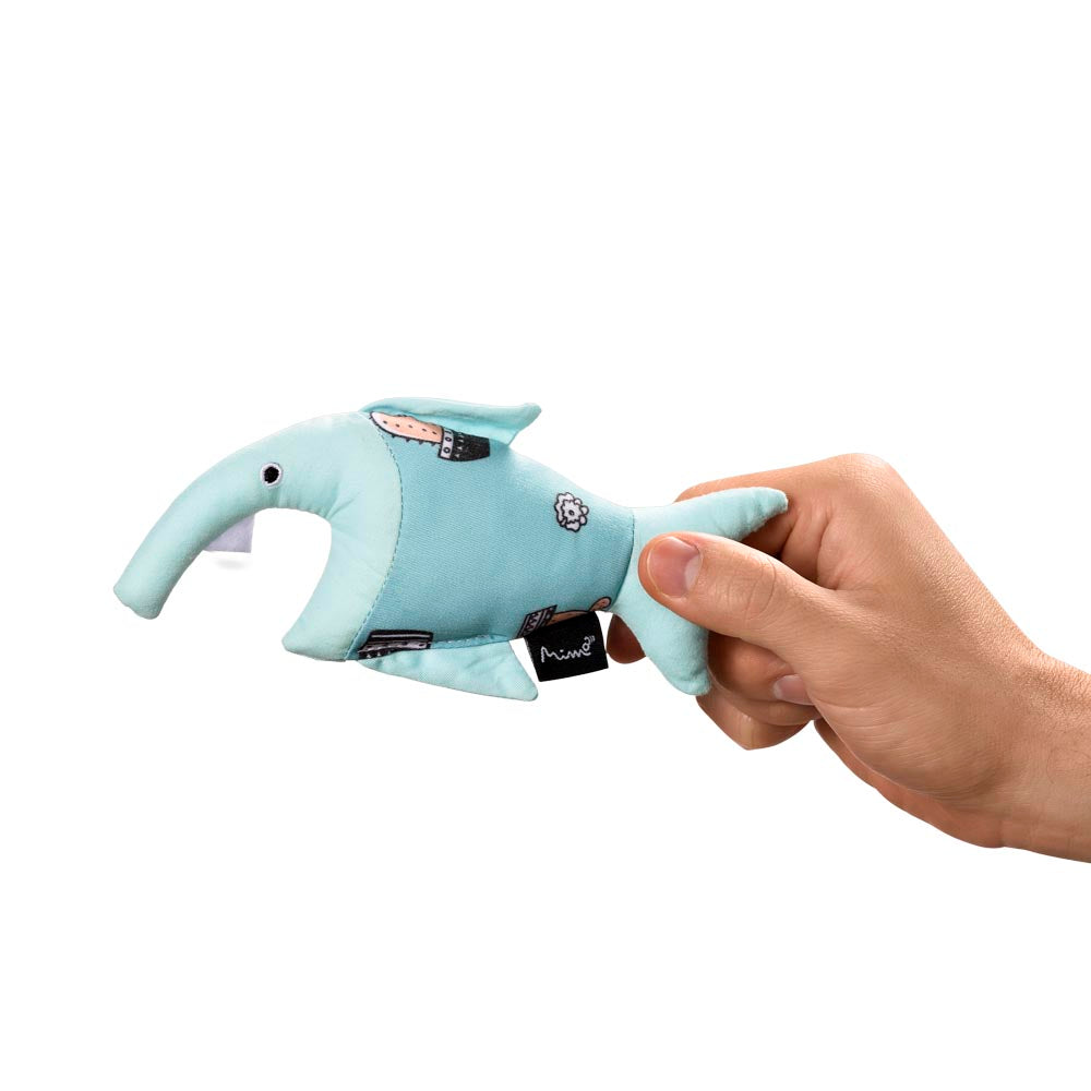 Juguete BUDDY SHARK para gatos con Silvervine