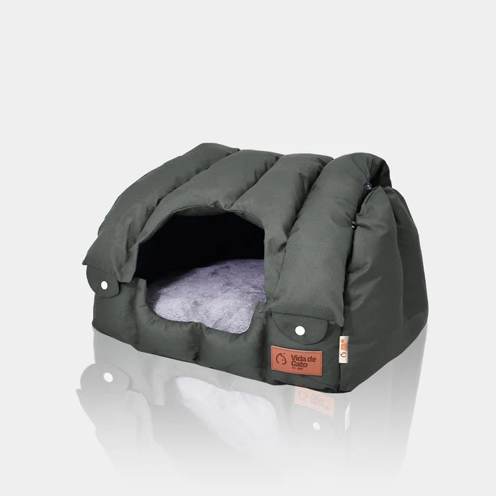 Cama Para Gato 2 En 1, cama y madriguera para gatos