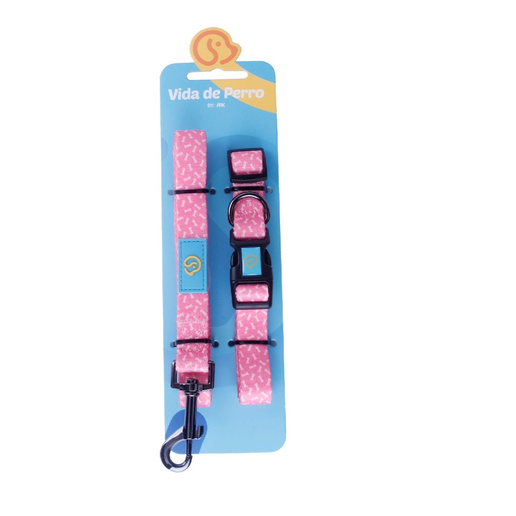 Kit de Collar y Correa (varios colores), para mascotas