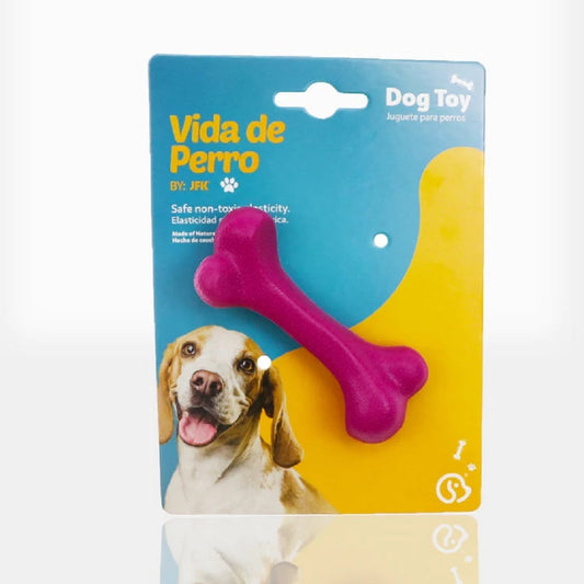 Juguete hueso de caucho para perros de raza pequeña: diversión y durabilidad en un tamaño adecuado