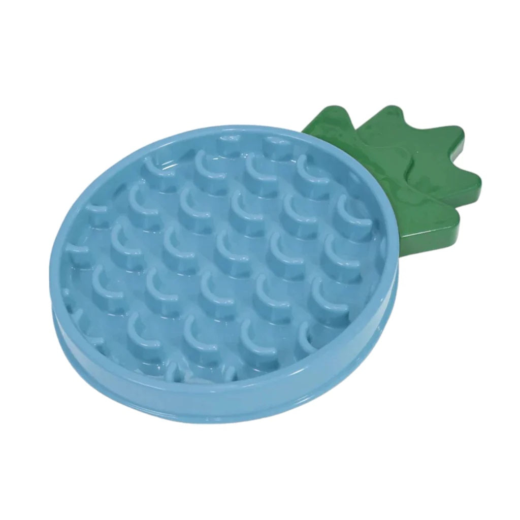 Comedero Lento con Forma de Piña, para Mascotas